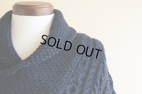 画像6: SHADES OF ARAN ショールカラーフィッシャーマンセーター　 MADE IN IRELAND　 表記L 