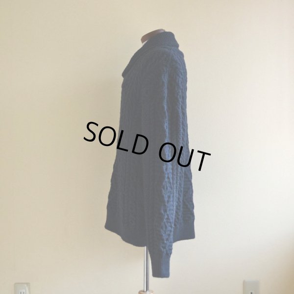 画像4: SHADES OF ARAN ショールカラーフィッシャーマンセーター　 MADE IN IRELAND　 表記L 