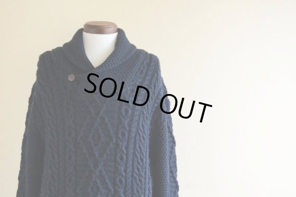 画像5: SHADES OF ARAN ショールカラーフィッシャーマンセーター　 MADE IN IRELAND　 表記L 