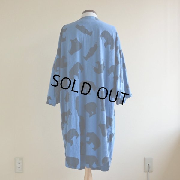 画像3: 1990s MICHIGAN RAG クマ総柄フランネルプルオーバーシャツ　 表記L/XL 