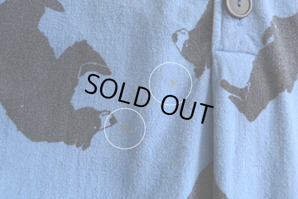 画像13: 1990s MICHIGAN RAG クマ総柄フランネルプルオーバーシャツ　 表記L/XL 