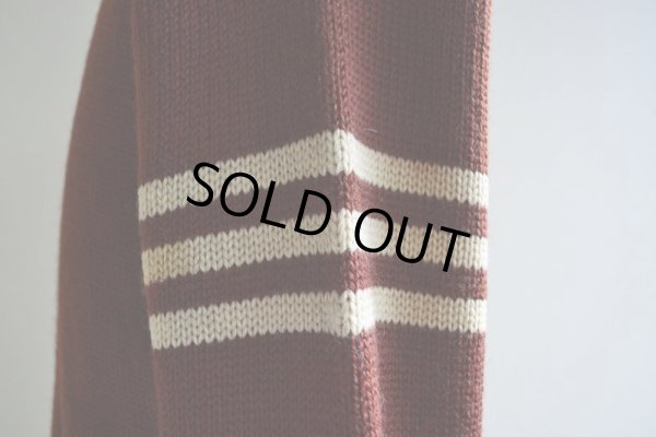 画像10: 1940s〜 Marq't Knit レタードカーディガン　 実寸M 