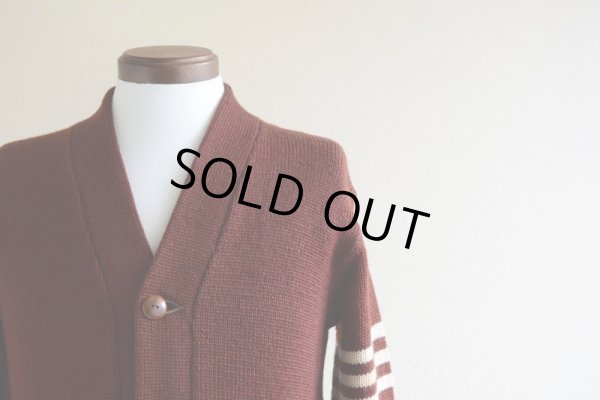 画像5: 1940s〜 Marq't Knit レタードカーディガン　 実寸M 