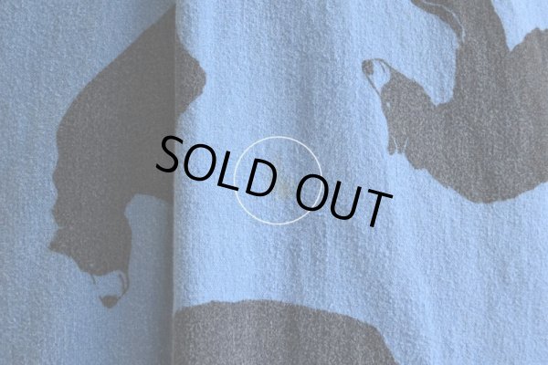 画像14: 1990s MICHIGAN RAG クマ総柄フランネルプルオーバーシャツ　 表記L/XL 