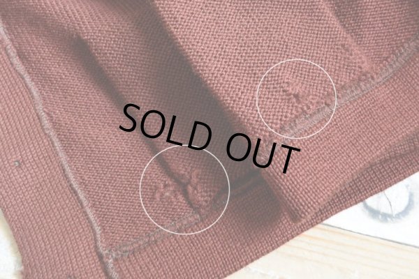 画像16: 1940s〜 Marq't Knit レタードカーディガン　 実寸M 