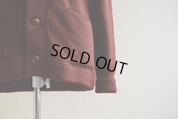 画像6: 1940s〜 Marq't Knit レタードカーディガン　 実寸M 