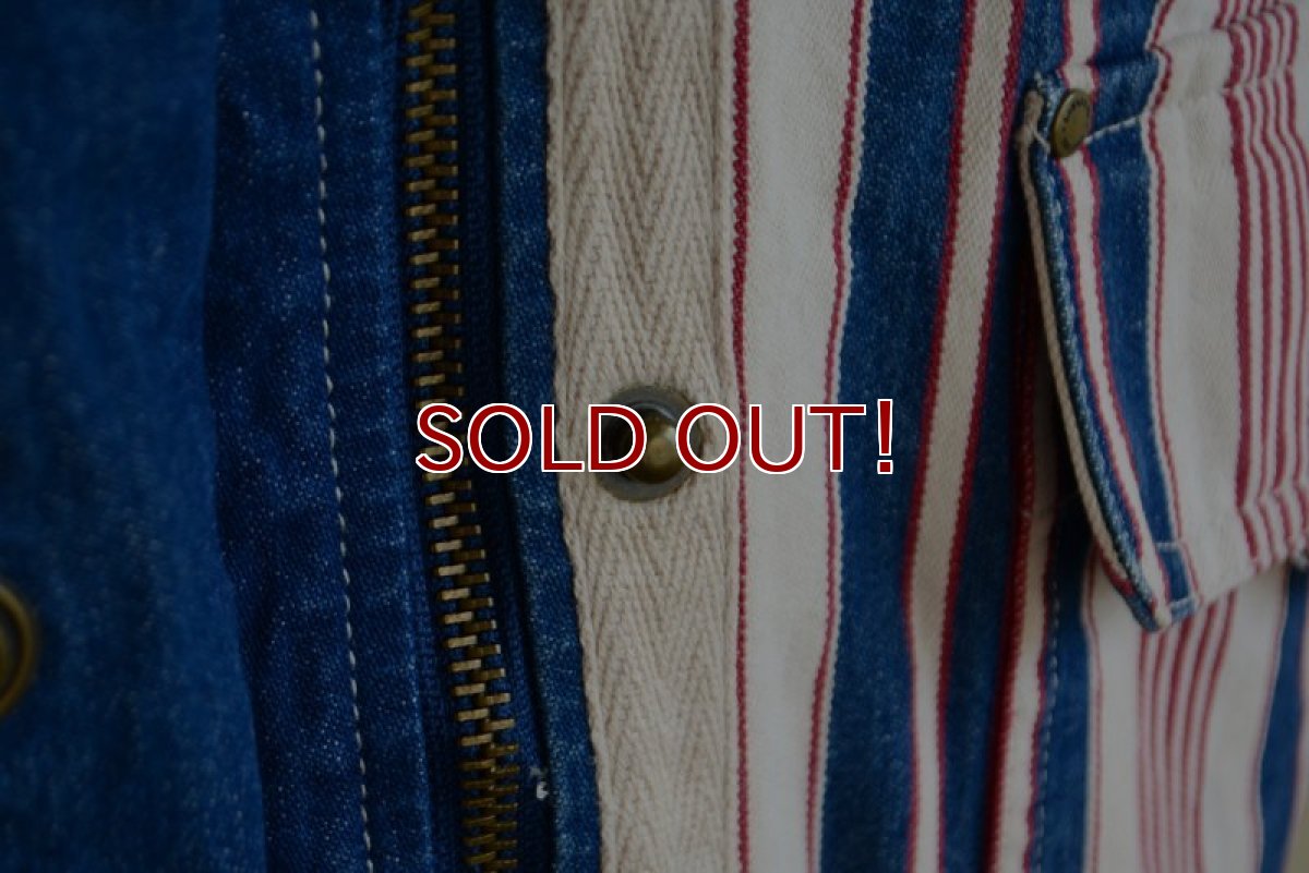 画像14: RalphLauren デニムカバーオール　 LAUREN JEANS Co.　 表記M  (14)