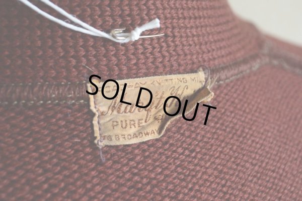 画像17: 1940s〜 Marq't Knit レタードカーディガン　 実寸M 