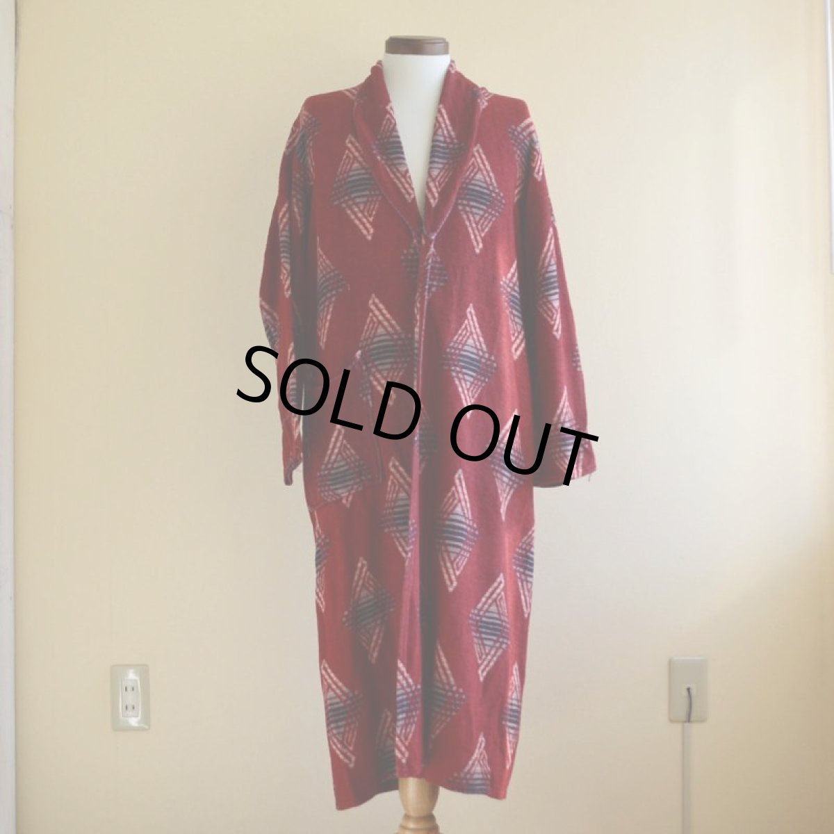 画像1: 1950s-60s Beacon ブランケットガウン　 実寸M  (1)