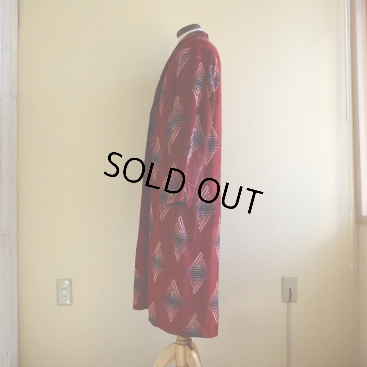 画像2: 1950s-60s Beacon ブランケットガウン　 実寸M  (2)