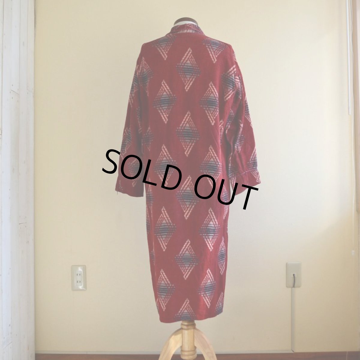 画像3: 1950s-60s Beacon ブランケットガウン　 実寸M  (3)