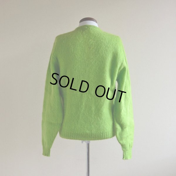 画像3: 1960s-70s ARENA モヘアカーディガン　 ライムグリーン　 表記M 