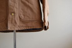 画像10: 1990s Carharttブラウンダックカバーオール　 裏ブランケット付き　 実寸L  (10)