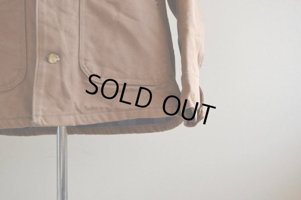 画像10: 1990s Carharttブラウンダックカバーオール　 裏ブランケット付き　 実寸L 