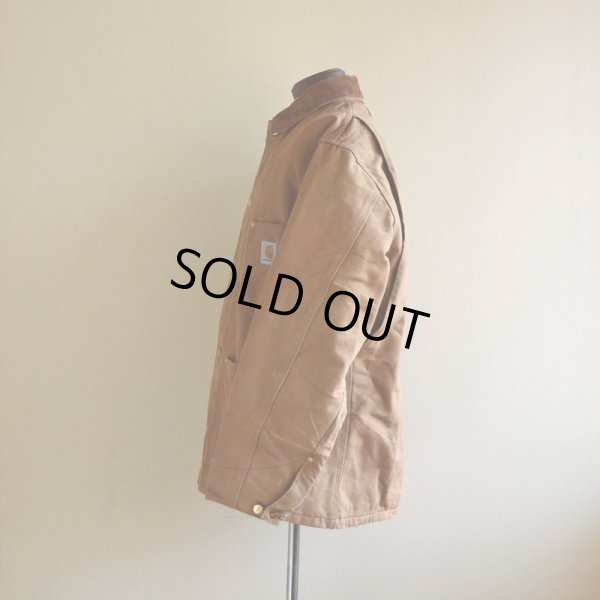 画像4: 1990s Carharttブラウンダックカバーオール　 裏ブランケット付き　 実寸L 