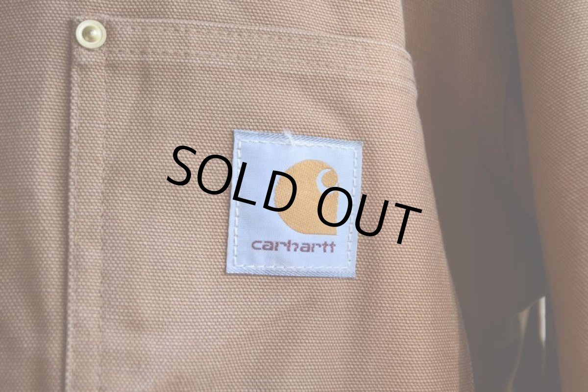 画像9: 1990s Carharttブラウンダックカバーオール　 裏ブランケット付き　 実寸L  (9)