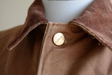 画像8: 1990s Carharttブラウンダックカバーオール　 裏ブランケット付き　 実寸L  (8)