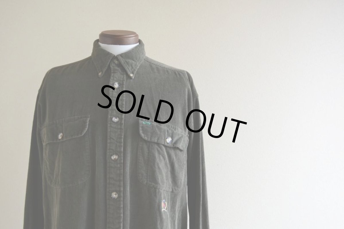 画像5: 1990s TOMMY HILFIGER コーデュロイシャツ　 表記L  (5)