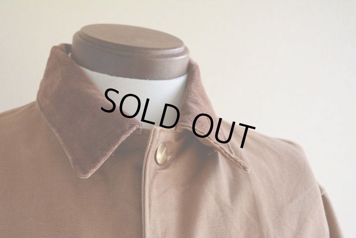 画像7: 1990s Carharttブラウンダックカバーオール　 裏ブランケット付き　 実寸L  (7)