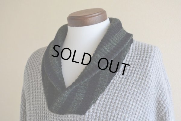 画像7: 1950s TOWNCRAFT ショールカラーセーター　 表記M 