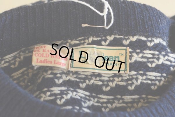 画像13: 1980s L.L.Bean バーズアイセーター  表記Ladies L