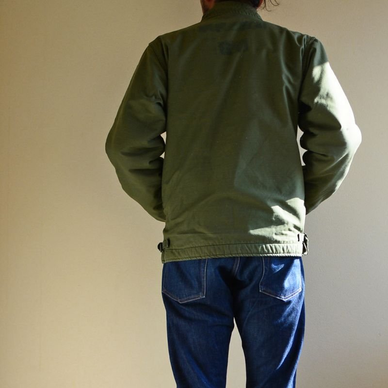 画像3: 1960s US.NAVY A-2デッキジャケット ステンシル入り 表記MEDIUM