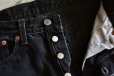 画像10: 1990s Levi's 501　 ブラックデニム　 表記W28 L32 