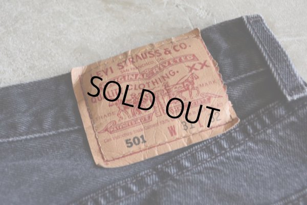 画像4: 1990s Levi's 501  ブラックデニム  表記W31 L32