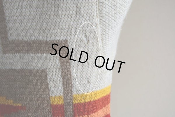 画像19: 1970s PENDLETON ショールカラーニットカーディガン　 チーフジョセフ柄　 表記L 