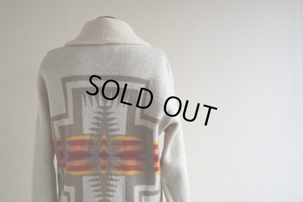 画像14: 1970s PENDLETON ショールカラーニットカーディガン　 チーフジョセフ柄　 表記L 