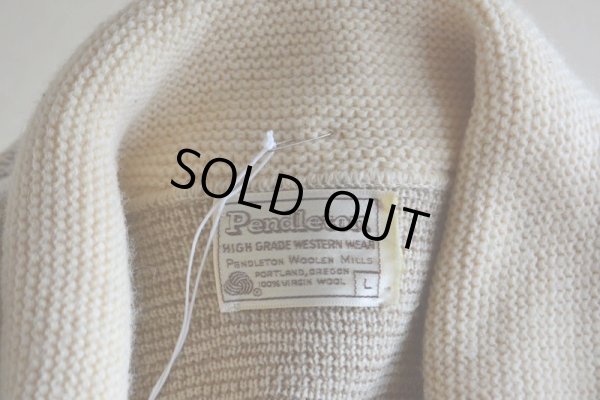 画像5: 1970s PENDLETON ショールカラーニットカーディガン　 チーフジョセフ柄　 表記L 