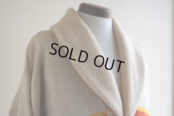 画像8: 1970s PENDLETON ショールカラーニットカーディガン　 チーフジョセフ柄　 表記L 