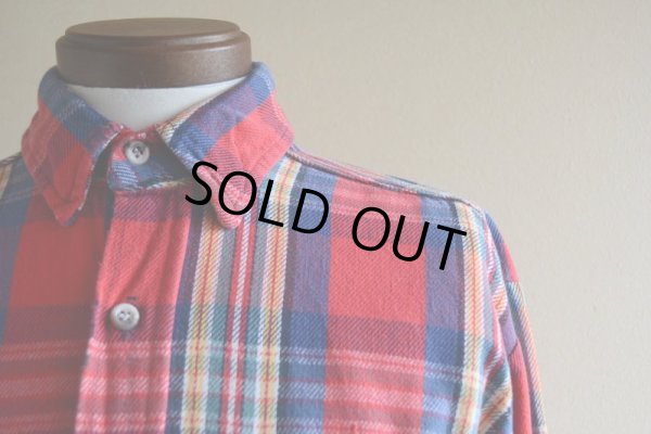 画像6: 1980s FIVE BROTHER ヘビーネルシャツ  表記L