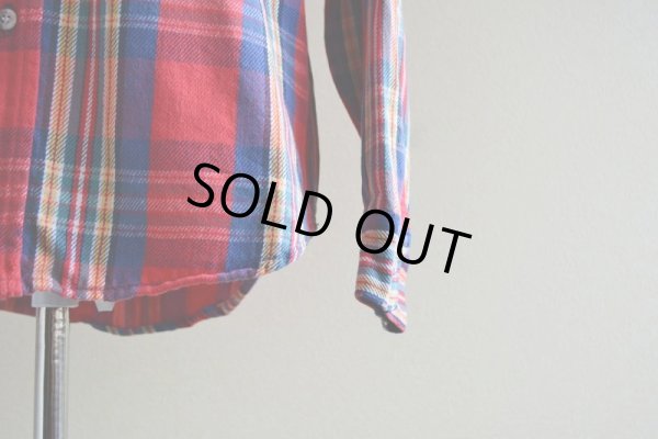 画像8: 1980s FIVE BROTHER ヘビーネルシャツ  表記L