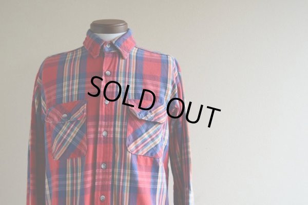 画像5: 1980s FIVE BROTHER ヘビーネルシャツ  表記L