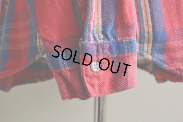 画像9: 1980s FIVE BROTHER ヘビーネルシャツ  表記L