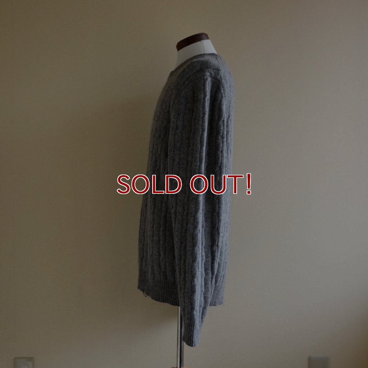 画像4: 1990s BrooksBrothers ウールセーター　 100% BRITISH LAMBSWOOL　 表記L  (4)