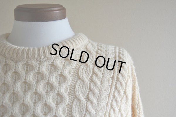 画像6: Carraig Donn フィッシャーマンセーター　 MADE IN IRELAND　 表記L 