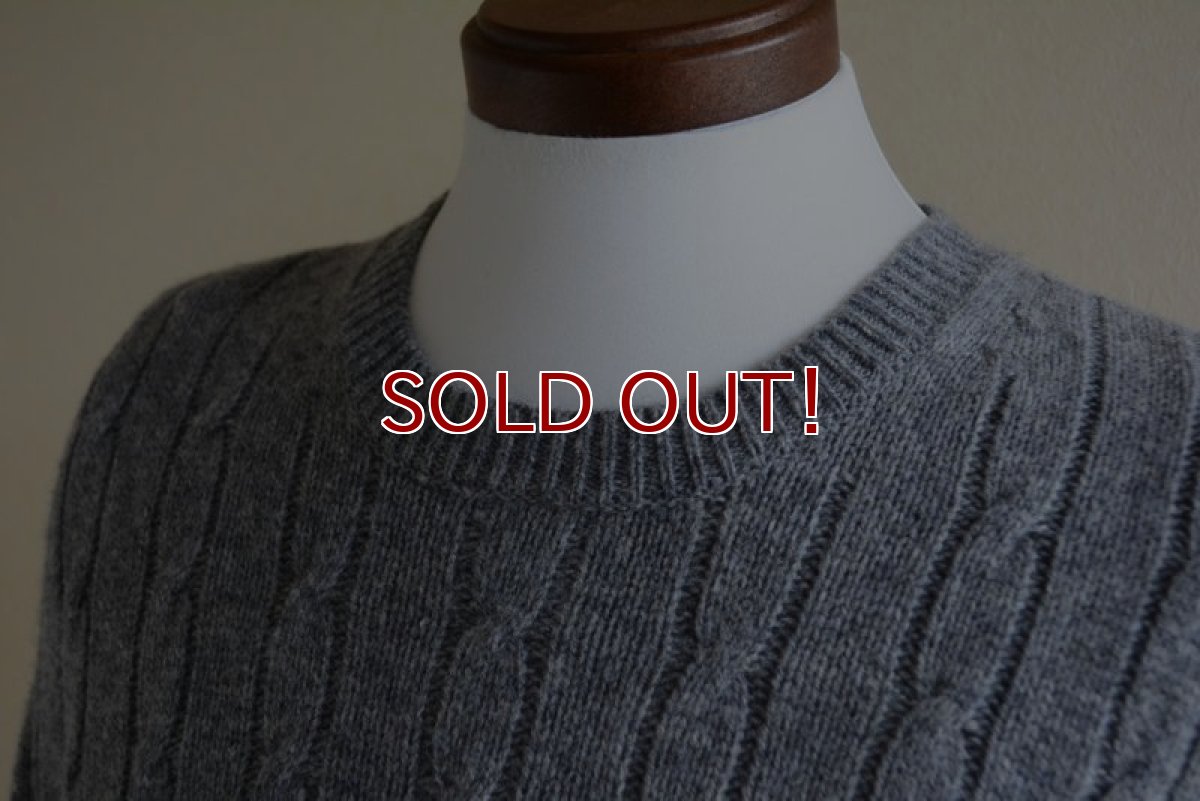 画像7: 1990s BrooksBrothers ウールセーター　 100% BRITISH LAMBSWOOL　 表記L  (7)