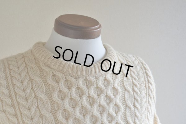 画像7: Carraig Donn フィッシャーマンセーター　 MADE IN IRELAND　 表記L 