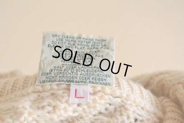 画像12: Carraig Donn フィッシャーマンセーター　 MADE IN IRELAND　 表記L 