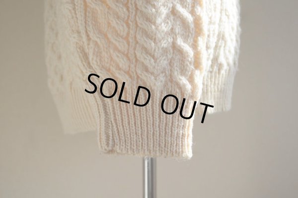 画像10: Carraig Donn フィッシャーマンセーター　 MADE IN IRELAND　 表記L 