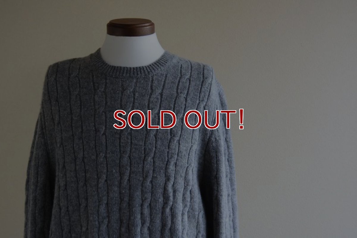 画像5: 1990s BrooksBrothers ウールセーター　 100% BRITISH LAMBSWOOL　 表記L  (5)