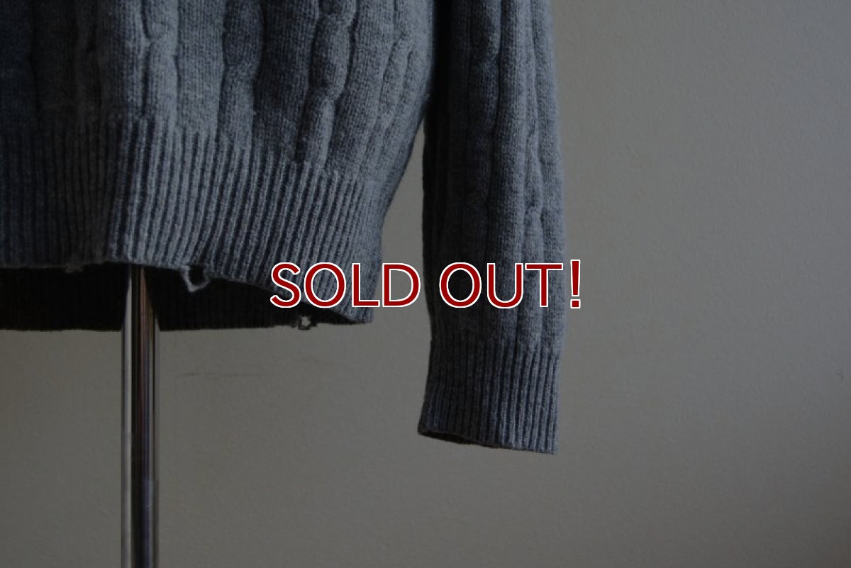 画像8: 1990s BrooksBrothers ウールセーター　 100% BRITISH LAMBSWOOL　 表記L  (8)