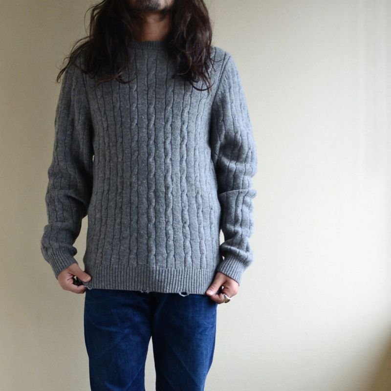 画像1: 1990s BrooksBrothers ウールセーター　 100% BRITISH LAMBSWOOL　 表記L 