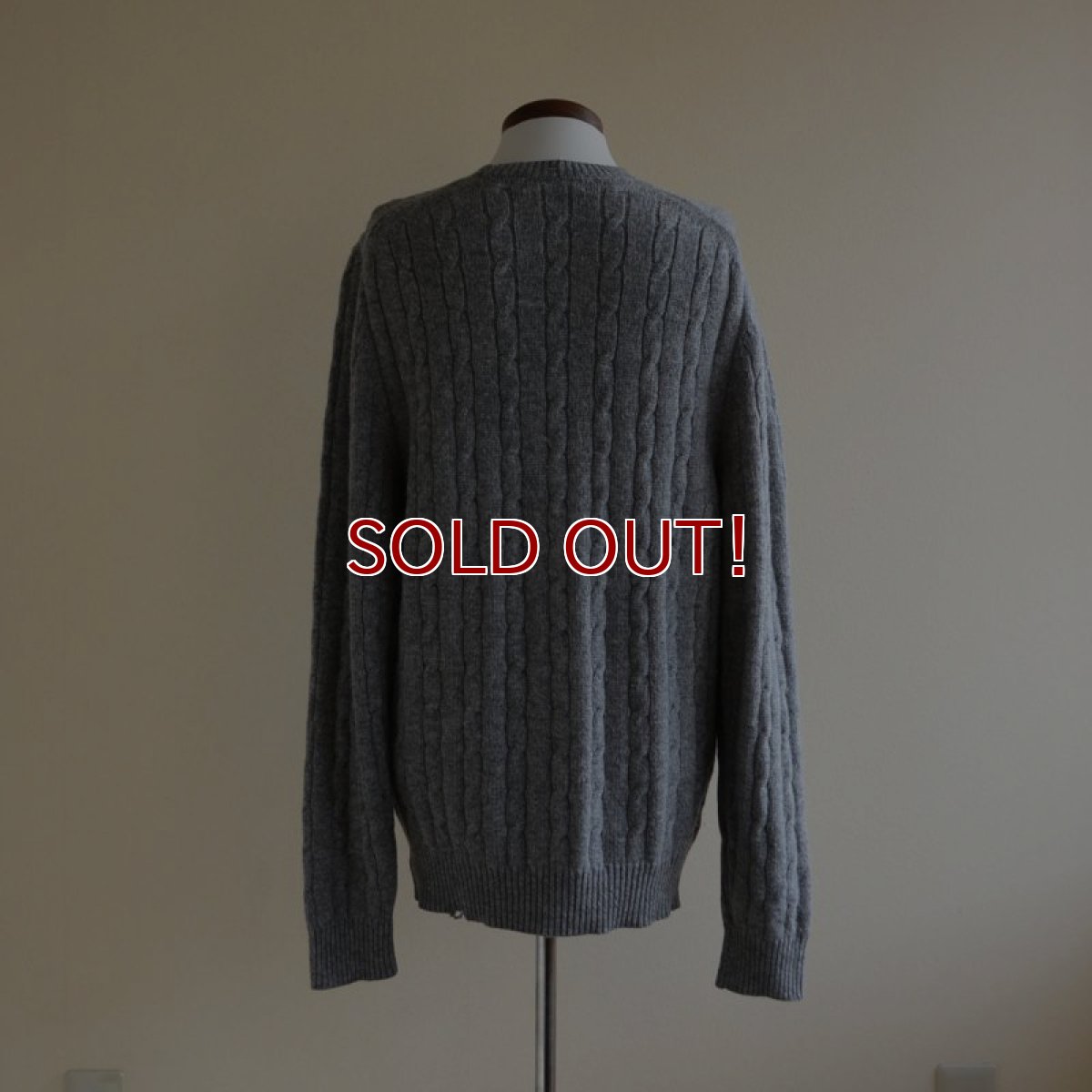 画像3: 1990s BrooksBrothers ウールセーター　 100% BRITISH LAMBSWOOL　 表記L  (3)