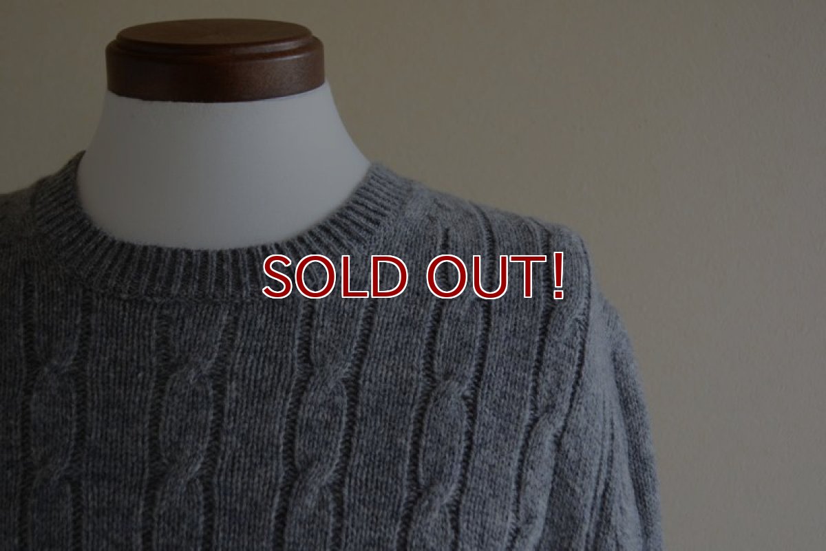 画像6: 1990s BrooksBrothers ウールセーター　 100% BRITISH LAMBSWOOL　 表記L  (6)
