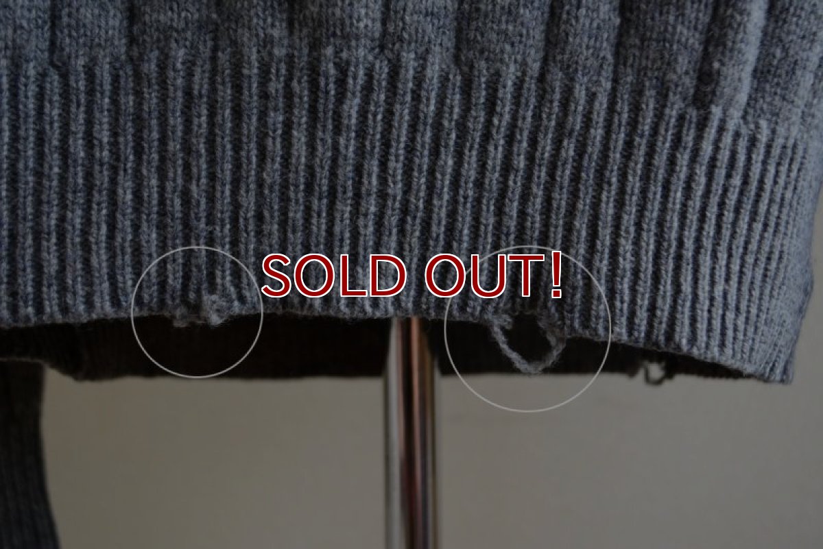 画像9: 1990s BrooksBrothers ウールセーター　 100% BRITISH LAMBSWOOL　 表記L  (9)