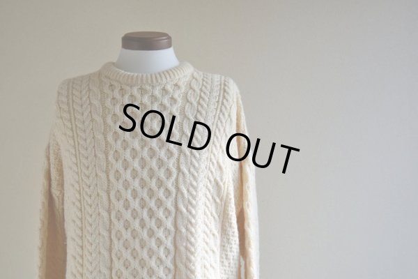 画像5: Carraig Donn フィッシャーマンセーター　 MADE IN IRELAND　 表記L 