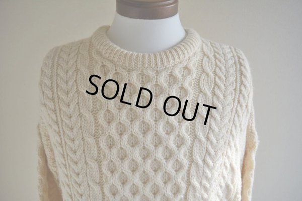 画像8: Carraig Donn フィッシャーマンセーター　 MADE IN IRELAND　 表記L 
